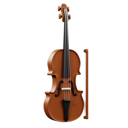 Violino  3D Icon