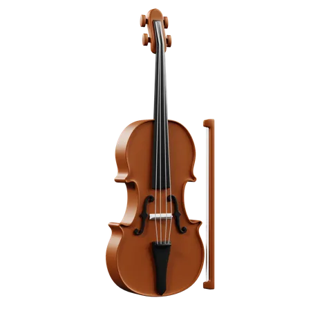 Violino  3D Icon