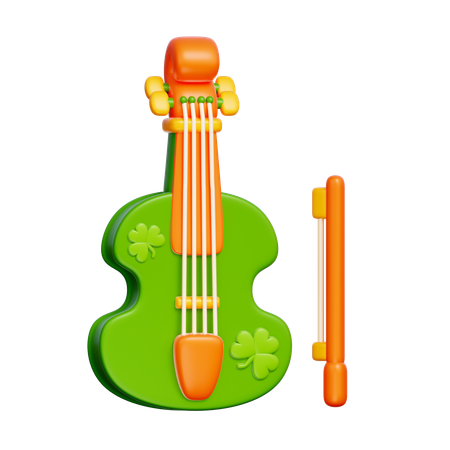 Violino  3D Icon