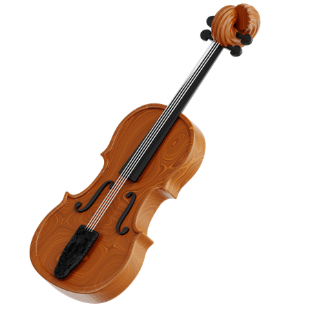 Violino  3D Icon