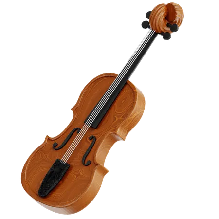 Violino  3D Icon