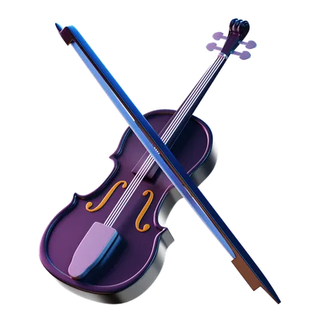 Violino  3D Icon
