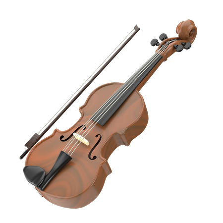 Violino  3D Icon