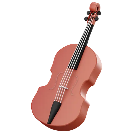 Violino  3D Icon