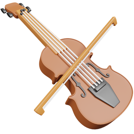 Violino  3D Icon