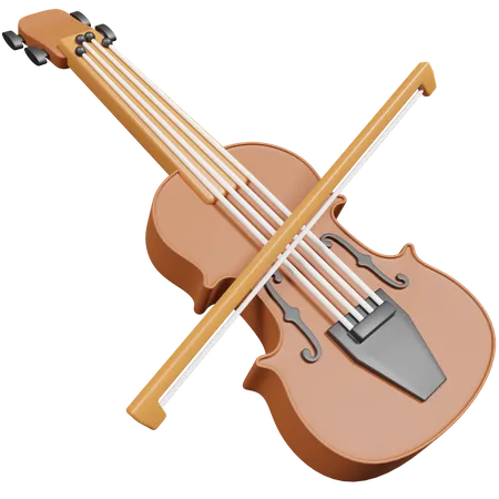 Violino  3D Icon