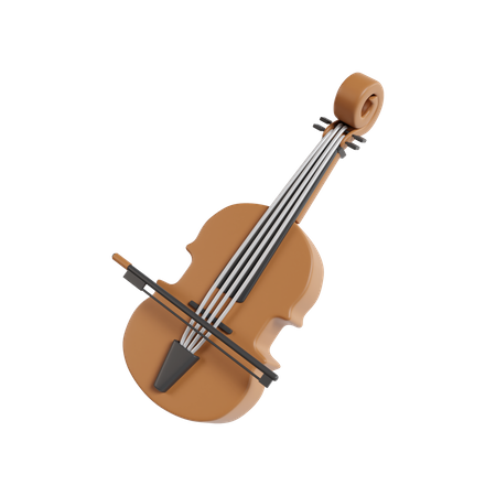 Violino  3D Icon