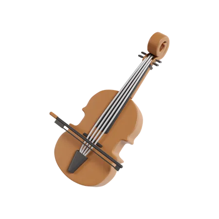 Violino  3D Icon