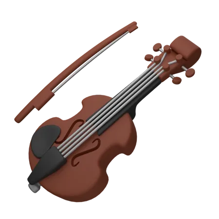 Violino  3D Icon