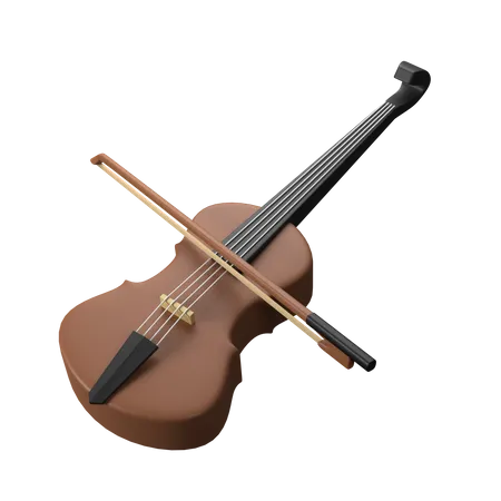 Violino  3D Icon