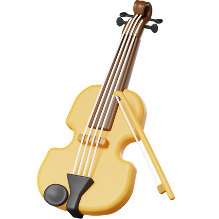 Violino  3D Icon