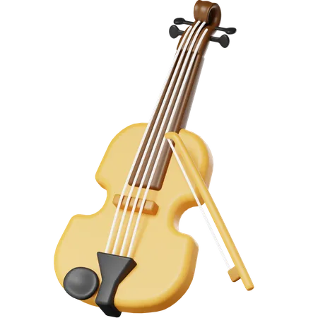 Violino  3D Icon