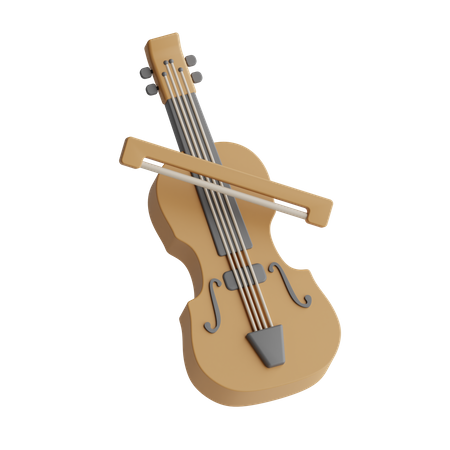 Violino  3D Icon