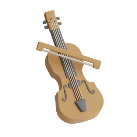 Violino  3D Icon