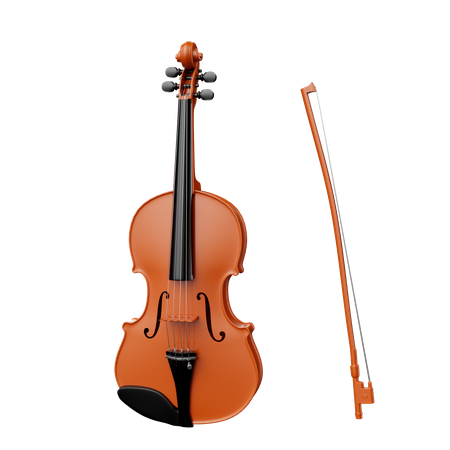 Violino  3D Icon