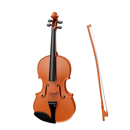 Violino  3D Icon