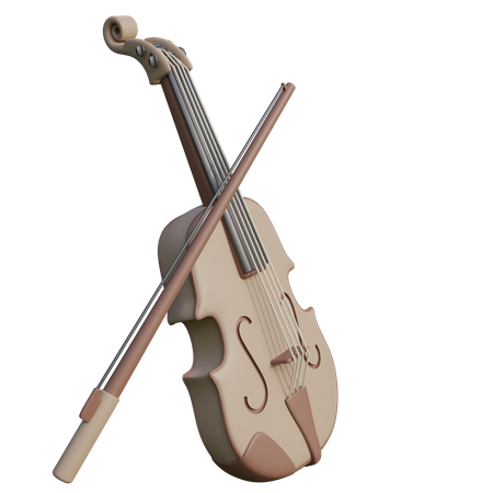 Violino  3D Icon