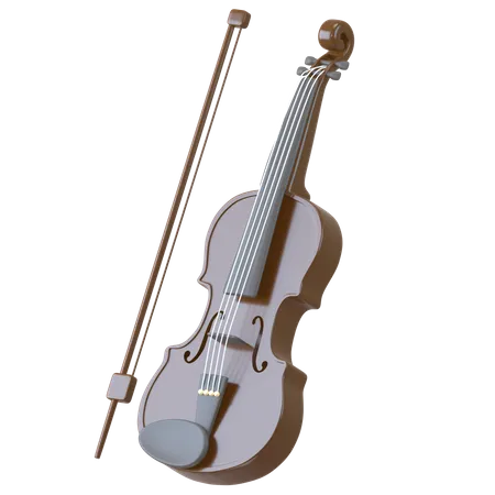 Violino  3D Icon