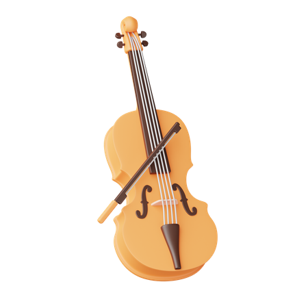 Violino  3D Icon