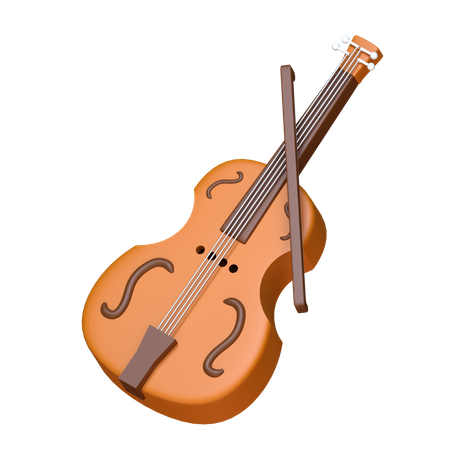 Violino  3D Icon