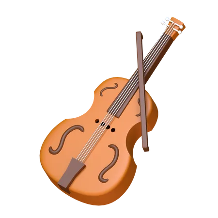 Violino  3D Icon