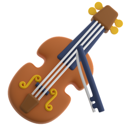 Violon  3D Icon