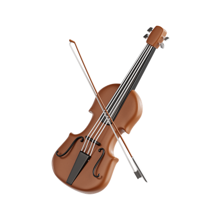 Violon  3D Icon