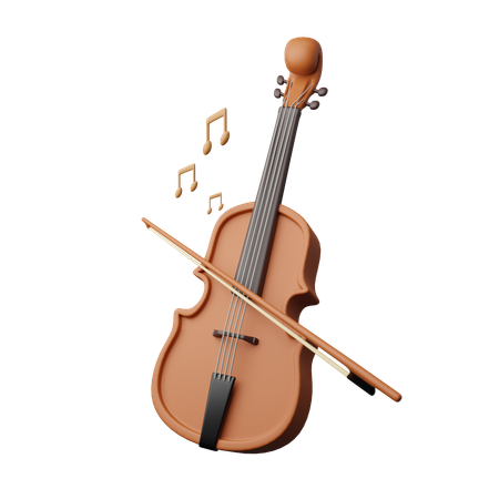 Violon  3D Icon