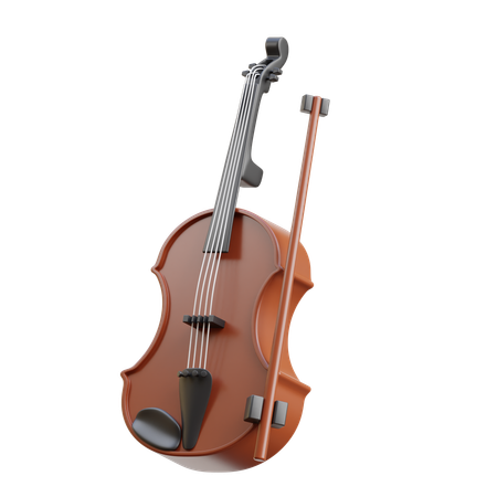 Violon  3D Icon