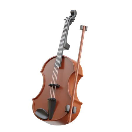 Violon  3D Icon