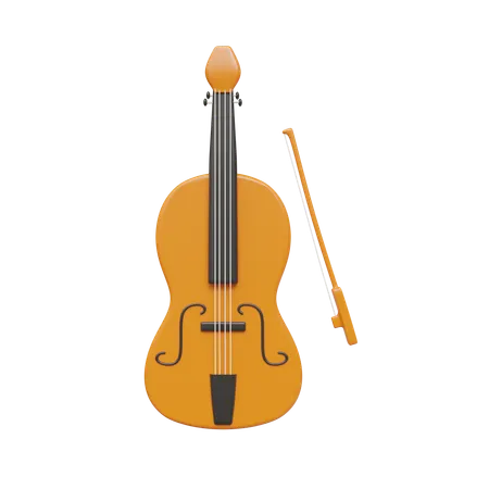 Violon  3D Icon