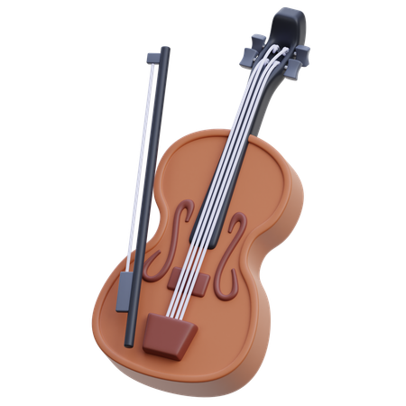 Violon  3D Icon