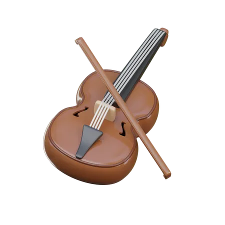 Violon  3D Icon