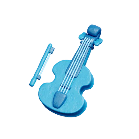 Violon  3D Icon