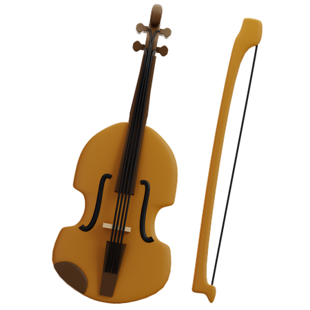 Violon  3D Icon