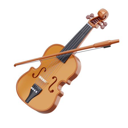 Violon  3D Icon