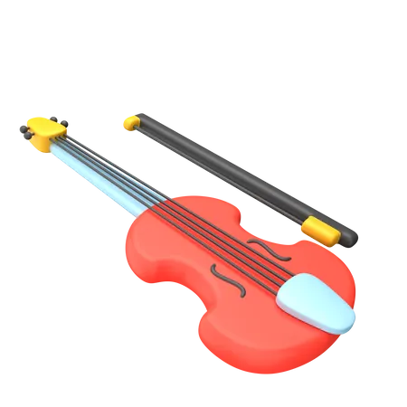 Violon  3D Illustration