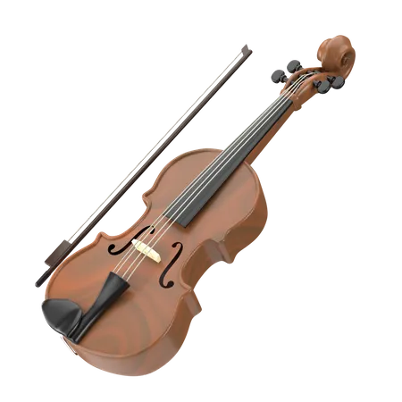 Violon  3D Icon