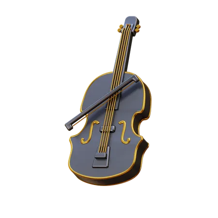 Violon  3D Illustration