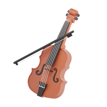 Violon  3D Icon