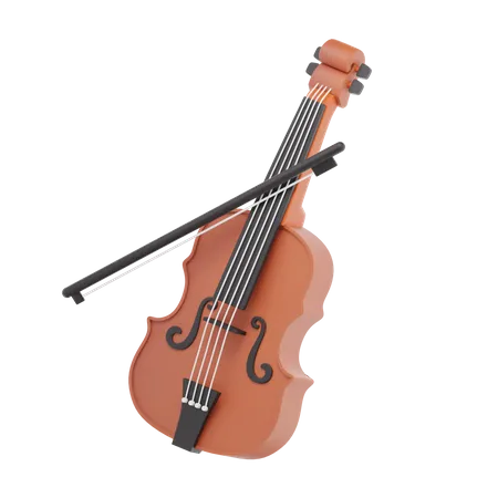 Violon  3D Icon