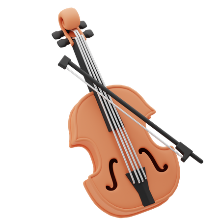 Violon  3D Icon