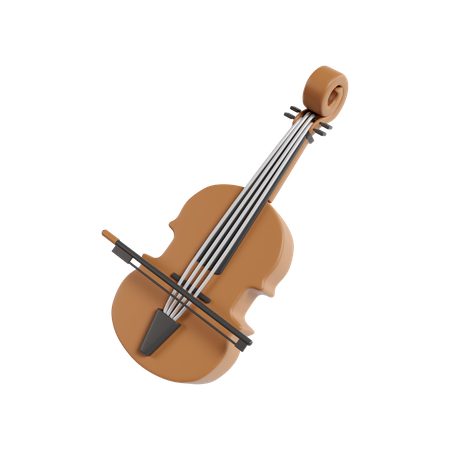 Violon  3D Icon