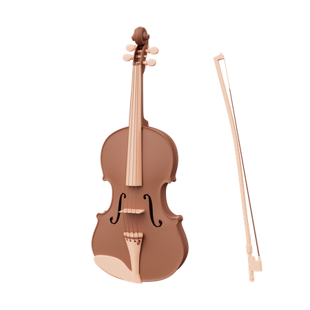 Violon  3D Icon