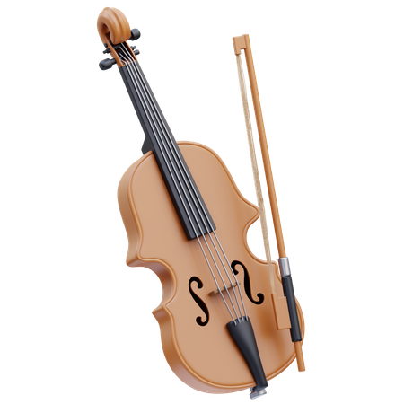 Violon  3D Icon