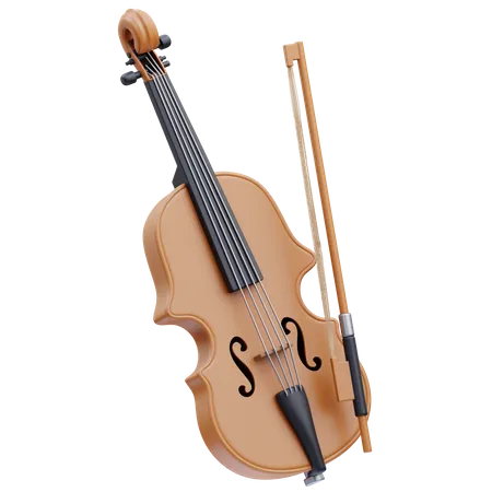 Violon  3D Icon