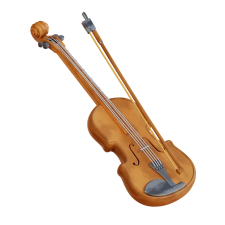 Violon  3D Icon