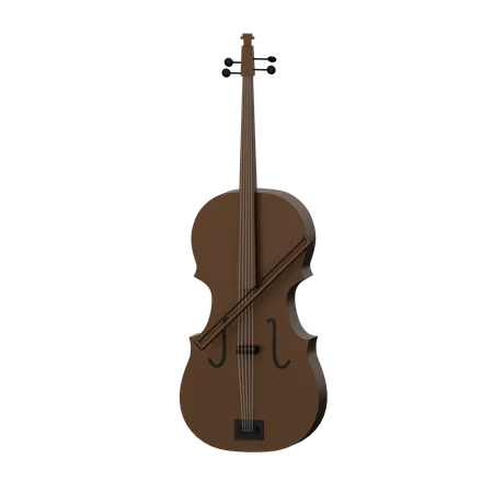 Violoncelle  3D Icon