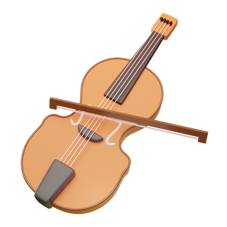 Violoncelle  3D Icon