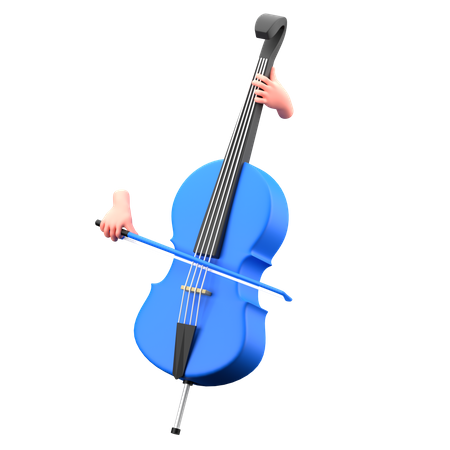 Violoncelle  3D Icon